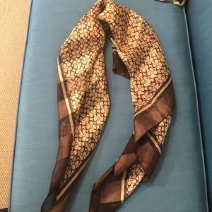 Stunning Coach Silk Scarf